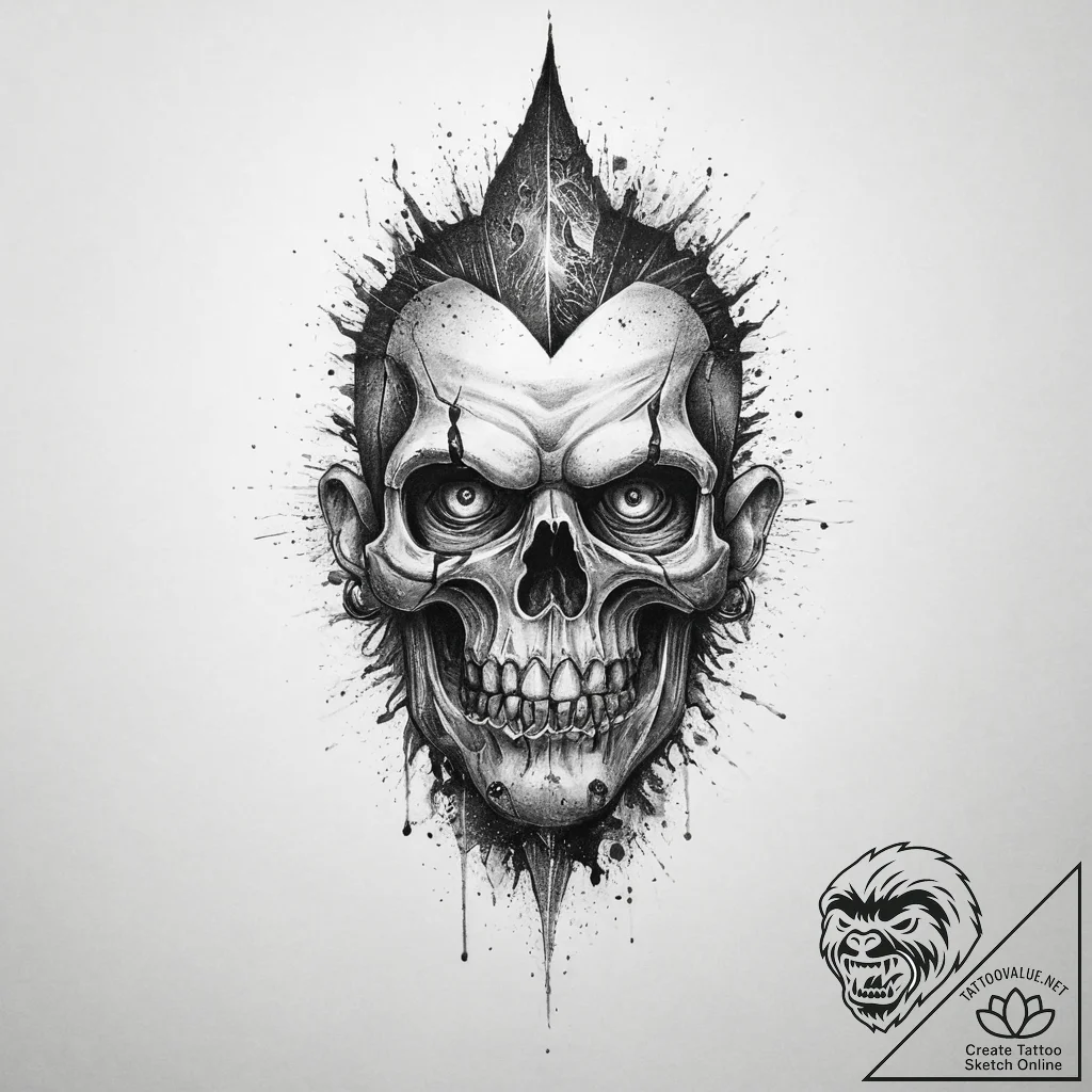 р“сђсѓрїрїр° 8: gritty & realistic textures (... - tattoo sketch (№1754235136_0, 03.08.2025 15:32) — tattoovalue.net