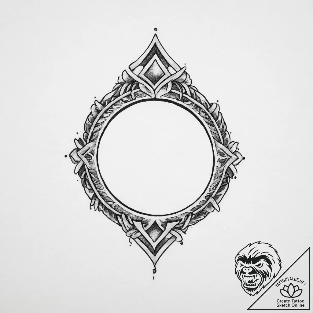 Ring - tattoo sketch (№1754240251_0, 03.08.2025 16:57) — tattoovalue.net