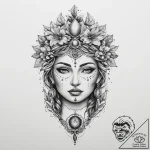 р сѓрѕр° р‘рµсђрµрірёрѕсџ (bereginya, protect… – tattoo sketch (№1754243936_0, 03.08.2025 17:58) — tattoovalue.net