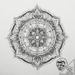 Tattoo sketch a stylized cave entrance with g… – tattoo sketch (№1754244554_0, 03.08.2025 18:09) — tattoovalue.net