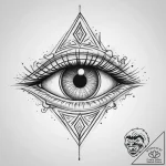 Tattoo sketch a protective eye symbol (e.g.,… – tattoo sketch (№1754245990_0, 03.08.2025 18:33) — tattoovalue.net