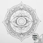 Tattoo sketch a delicate celestial object (e…. – tattoo sketch (№1754246605_0, 03.08.2025 18:43) — tattoovalue.net
