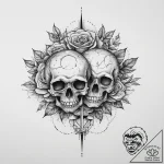 Tattoo sketch two hands clasped in a firm, lo… – tattoo sketch (№1754246809_0, 03.08.2025 18:46) — tattoovalue.net