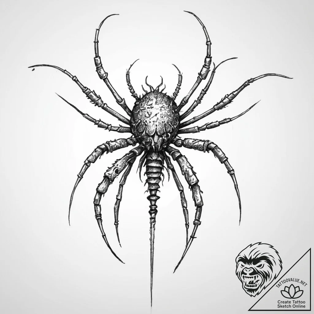 Bacteriophage, tattoo sketch design, sketch t... - tattoo sketch (№1754248644_0, 03.08.2025 19:17) — tattoovalue.net