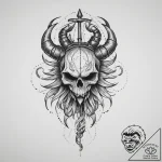 Tattoo sketch a powerful, generic creature’s… – tattoo sketch (№1754249663_0, 03.08.2025 19:34) — tattoovalue.net