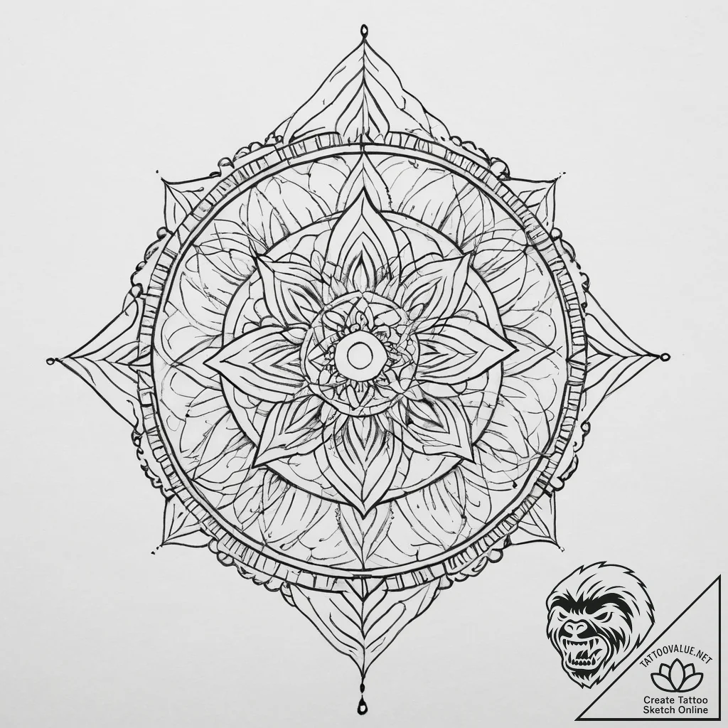 Tattoo sketch: a simple, elegant tattoo of a... - tattoo sketch (№1754255179_0, 03.08.2025 21:06) — tattoovalue.net