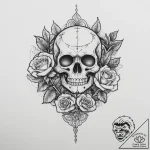 Tattoo design a simple “plug and socket” symb… – tattoo sketch (№1754255584_0, 03.08.2025 21:13) — tattoovalue.net