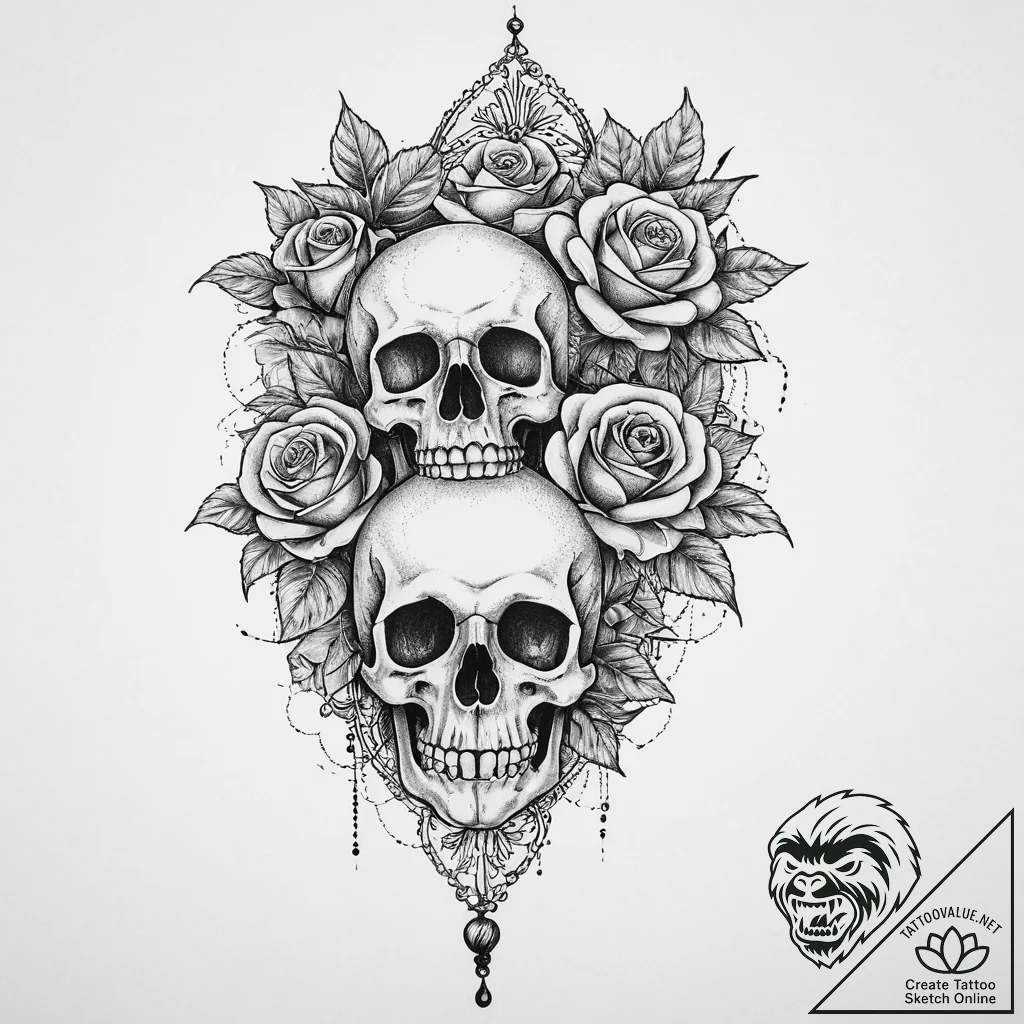 A victorian mourning hand symbol, artistic ta... - tattoo sketch (№1754258403_0, 03.08.2025 22:00) — tattoovalue.net