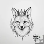 Tattoo design a whimsical animal (e.g., a fox… – tattoo sketch (№1754263395_0, 03.08.2025 23:23) — tattoovalue.net