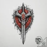 78. tattoo sketch: “sila” rune integrated int… – tattoo sketch (№1754263593_0, 03.08.2025 23:26) — tattoovalue.net