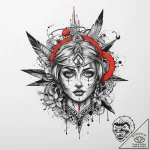 Historical & vintage, tattoo sketch design, o… – tattoo sketch (№1754264388_0, 03.08.2025 23:39) — tattoovalue.net