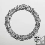 Tattoo sketch a stylized ‘ouroboros’ for eter… – tattoo sketch (№1754270378_0, 04.08.2025 01:19) — tattoovalue.net