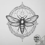 The firefly symbol from the last of us, tatto… – tattoo sketch (№1754271177_0, 04.08.2025 01:32) — tattoovalue.net