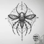 Bacteriophage, tattoo flash sheet design, neo… – tattoo sketch (№1754271778_0, 04.08.2025 01:42) — tattoovalue.net