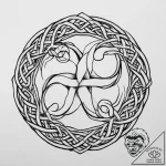 A celtic triskelion (is there, but can be mad… – tattoo sketch (№1754274585_0, 04.08.2025 02:29) — tattoovalue.net