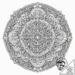 Tattoo design a complex mandala with a powerf… – tattoo sketch (№1754275580_0, 04.08.2025 02:46) — tattoovalue.net