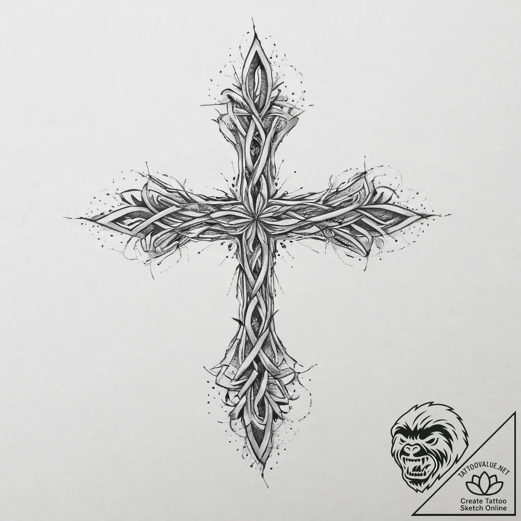Uroboros, tattoo drawing outline, on a clean... - tattoo sketch (№1754276785_0, 04.08.2025 03:06) — tattoovalue.net