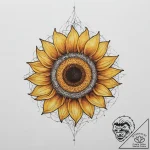 A tattoo design combining the symbol of dazhb… – tattoo sketch (№1754280195_0, 04.08.2025 04:03) — tattoovalue.net
