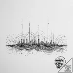 Tattoo sketch an abstract depiction of sound… – tattoo sketch (№1754282779_0, 04.08.2025 04:46) — tattoovalue.net