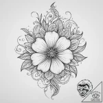 Tattoo sketch a subtle outline of a hip with… – tattoo sketch (№1754282980_0, 04.08.2025 04:49) — tattoovalue.net