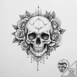 Tattoo sketch a minimalist heartbeat line., t… – tattoo sketch (№1754283179_0, 04.08.2025 04:52) — tattoovalue.net