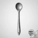 Tattoo sketch a small, rustic wooden spoon or… – tattoo sketch (№1754284383_0, 04.08.2025 05:13) — tattoovalue.net