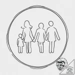 Tattoo sketch a family of abstract figures ho… – tattoo sketch (№1754286383_0, 04.08.2025 05:46) — tattoovalue.net