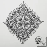 Tattoo sketch an abstract representation of a… – tattoo sketch (№1754286979_0, 04.08.2025 05:56) — tattoovalue.net