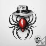 Tattoo design a scorpio scorpion with a tiny,… – tattoo sketch (№1754289572_0, 04.08.2025 06:39) — tattoovalue.net