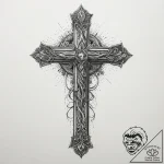 Tattoo design a symbol of personal resilience… – tattoo sketch (№1754292564_0, 04.08.2025 07:29) — tattoovalue.net