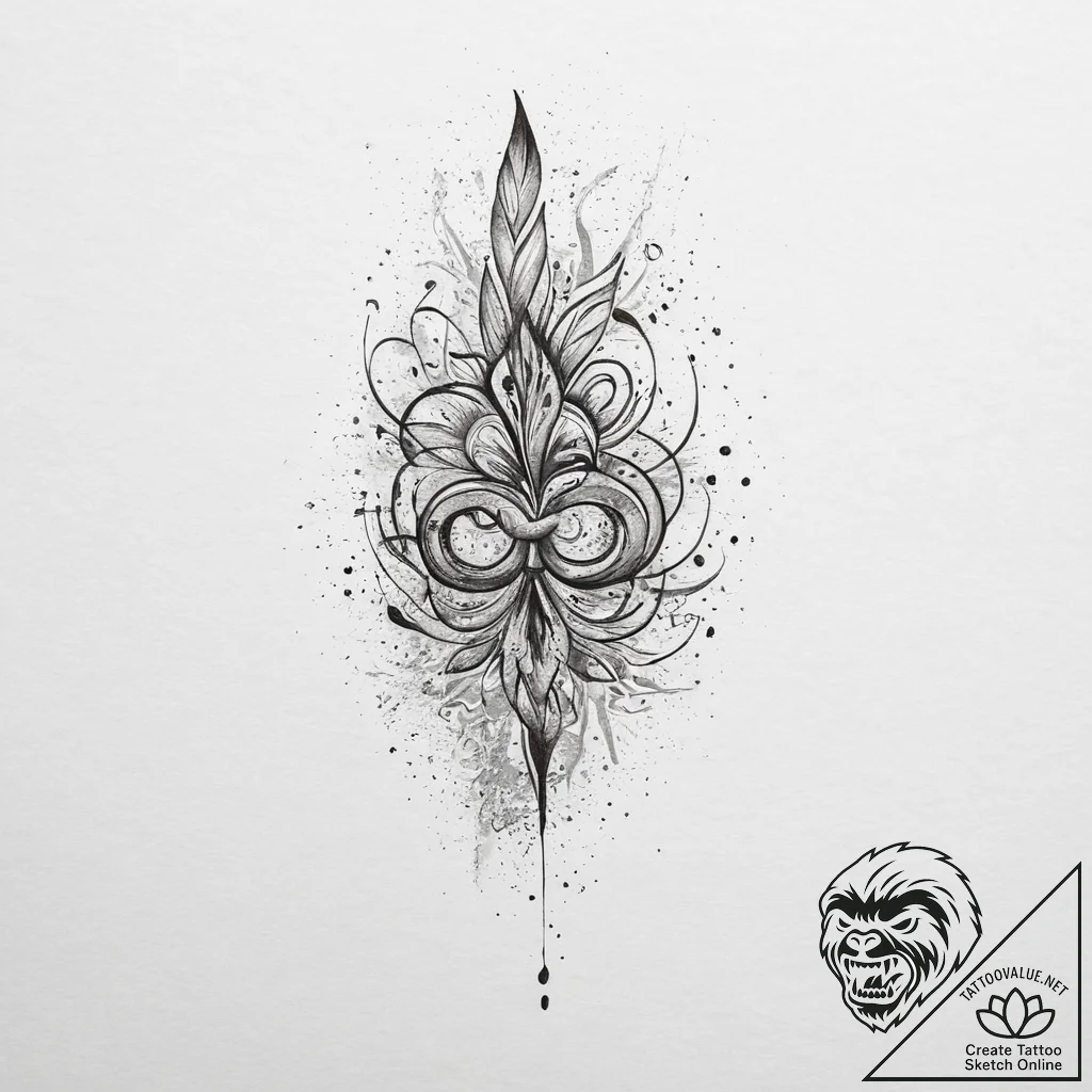 Tattoo design a tiny, personal lucky charm.,... - tattoo sketch (№1754294354_0, 04.08.2025 07:59) — tattoovalue.net
