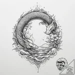 Tattoo sketch a “pause” symbol with a serene… – tattoo sketch (№1754296152_0, 04.08.2025 08:29) — tattoovalue.net