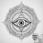 Tattoo sketch a protective eye symbol (e.g.,… – tattoo sketch (№1754296353_0, 04.08.2025 08:32) — tattoovalue.net