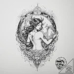 Tattoo sketch a sagittarius archer with the “… – tattoo sketch (№1754306560_0, 04.08.2025 11:22) — tattoovalue.net