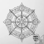 Tattoo sketch a zodiac symbol with elements o… – tattoo sketch (№1754311614_0, 04.08.2025 12:46) — tattoovalue.net