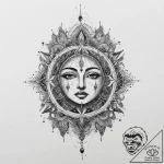 Tattoo sketch an abstract visualization of “i… – tattoo sketch (№1754314065_0, 04.08.2025 13:27) — tattoovalue.net