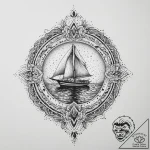 Tattoo design a subtle “glow” emanating from… – tattoo sketch (№1754314872_0, 04.08.2025 13:41) — tattoovalue.net