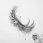 Tattoo sketch an abstract representation of a… – tattoo sketch (№1754316080_0, 04.08.2025 14:01) — tattoovalue.net