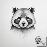 Tanuki – tattoo sketch (№1754318550_0, 04.08.2025 14:42) — tattoovalue.net