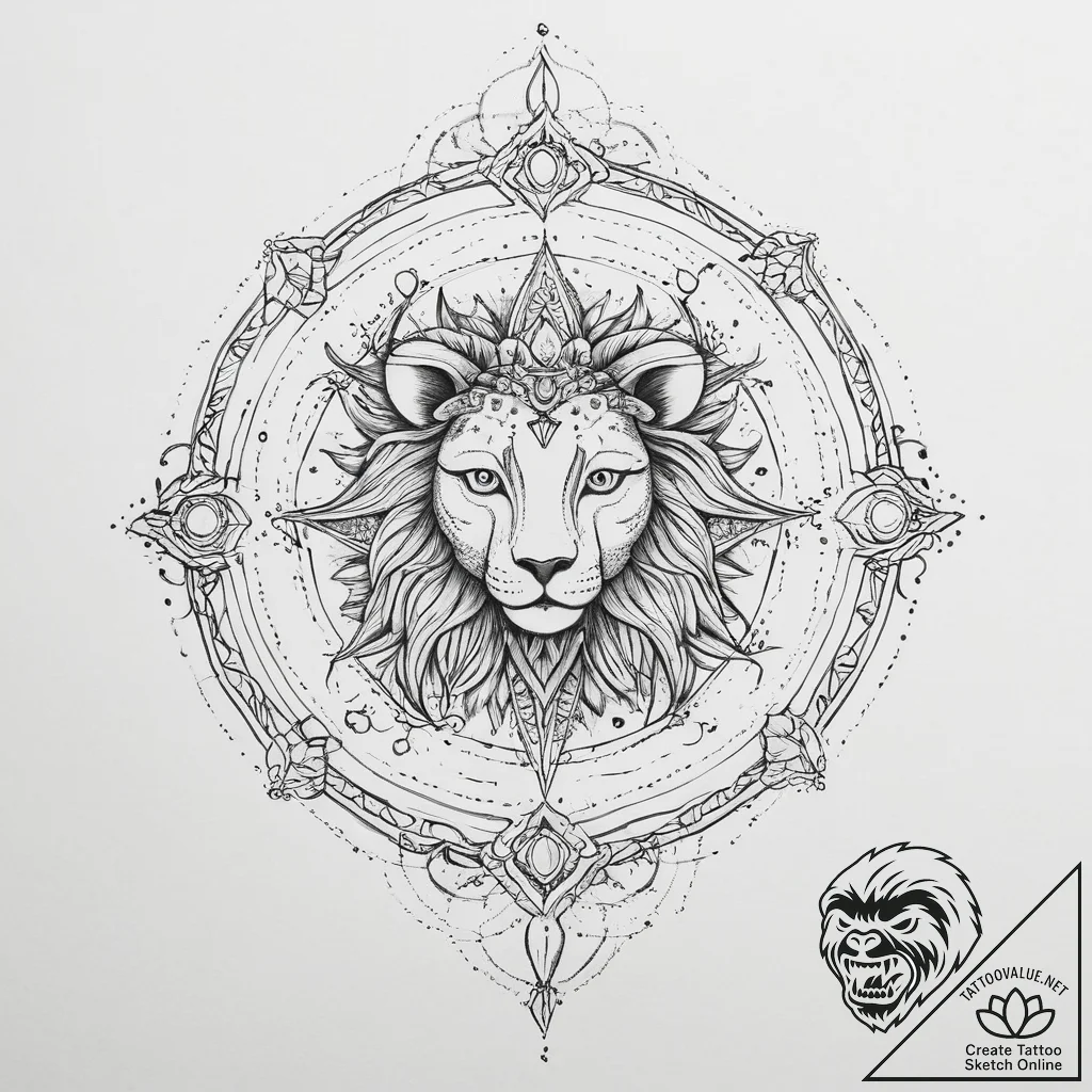 Tattoo sketch a zodiac constellation formed b... - tattoo sketch (№1754322025_0, 04.08.2025 15:40) — tattoovalue.net