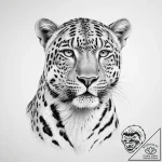 Leopard – tattoo sketch (№1754323452_0, 04.08.2025 16:04) — tattoovalue.net