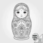 Matryoshka doll (is there, but can be a set) – tattoo sketch (№1754333711_0, 04.08.2025 18:55) — tattoovalue.net