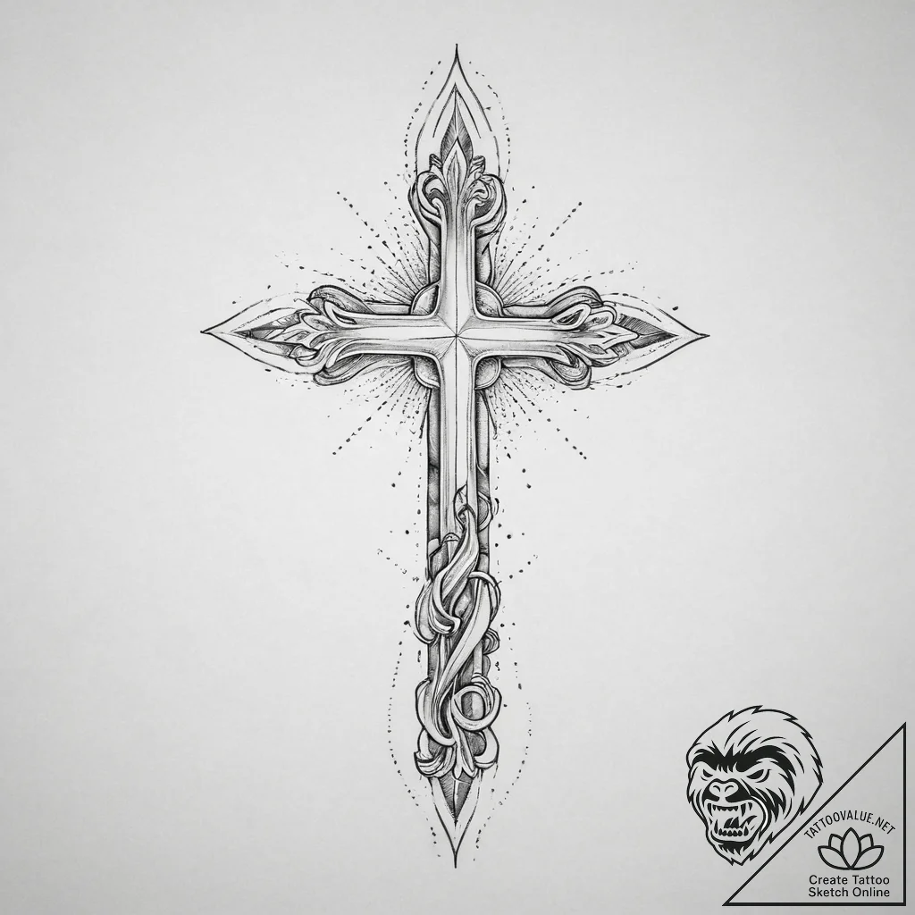 3d (effect), tattoo line art, sketch tattoo s... - tattoo sketch (№1754336329_0, 04.08.2025 19:38) — tattoovalue.net