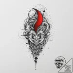 Tattoo design a subtle “glow” emanating from… – tattoo sketch (№1754338729_0, 04.08.2025 20:18) — tattoovalue.net