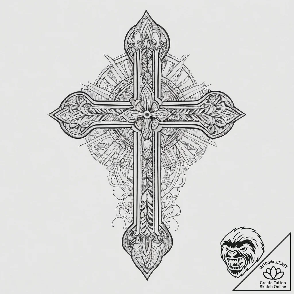 Polynesia (pattern), concept art for tattoo,... - tattoo sketch (№1754344216_0, 04.08.2025 21:50) — tattoovalue.net