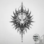 The signs from the witcher (aard, igni) – tattoo sketch (№1754345408_0, 04.08.2025 22:10) — tattoovalue.net
