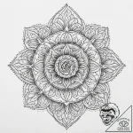 Rose hips, tattoo drawing outline, sepia tone… – tattoo sketch (№1754393974_0, 05.08.2025 11:39) — tattoovalue.net