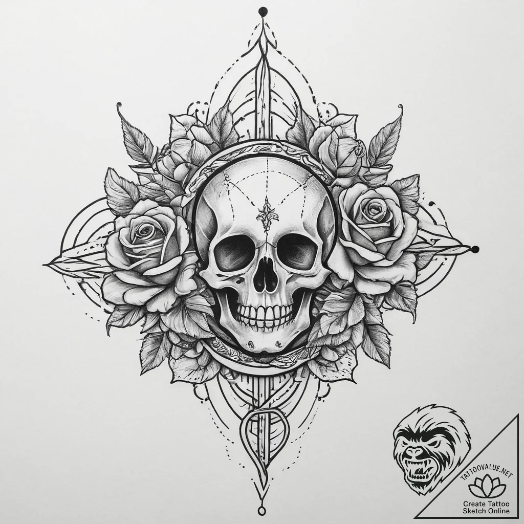 Tattoo design an abstract interpretation of "... - tattoo sketch (№1754395806_0, 05.08.2025 12:10) — tattoovalue.net