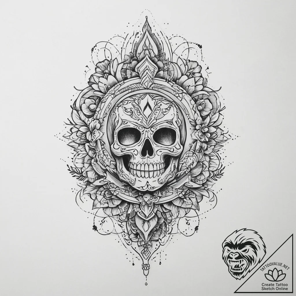 Tattoo sketch a subtle "mist" or "fog" effect... - tattoo sketch (№1754398878_0, 05.08.2025 13:01) — tattoovalue.net