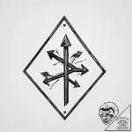 Tattoo design a road sign with a significant… – tattoo sketch (№1754402380_0, 05.08.2025 13:59) — tattoovalue.net